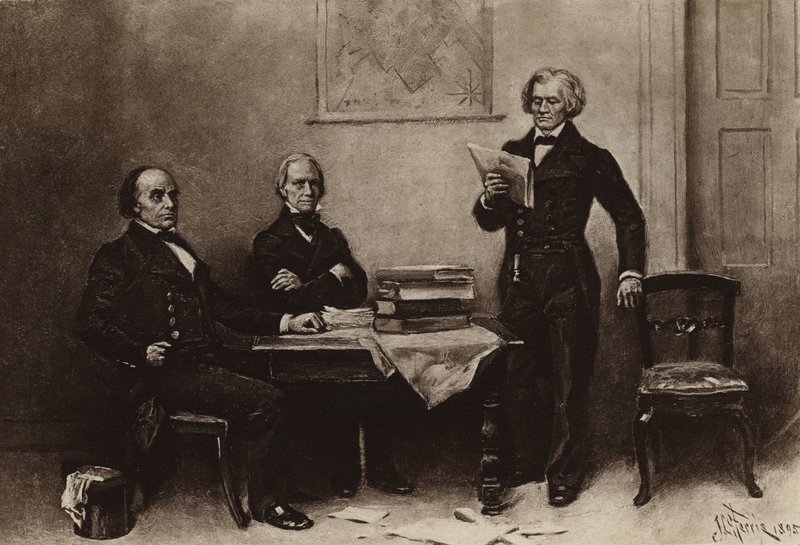 Webster, Clay and Calhoun by Jean Leon Gerome Ferris