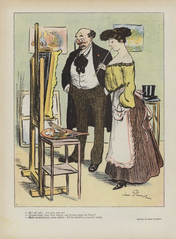 Illustration for Le Rire by Jean Plumet