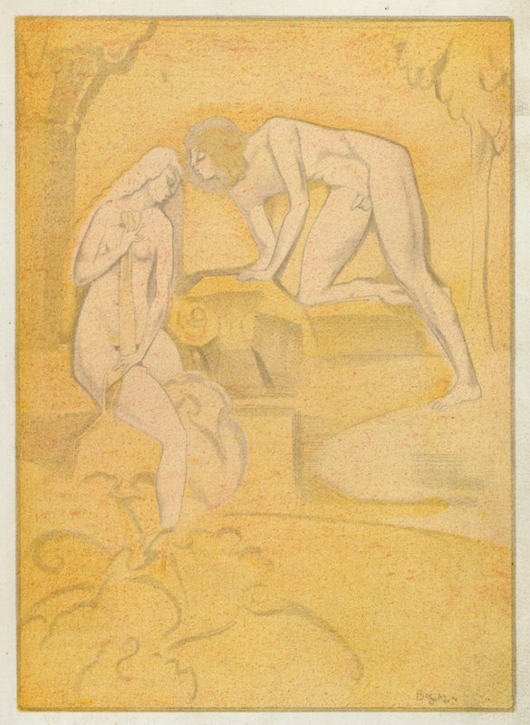 The Love Books of Ovid: Such kisses as Phoebus to Diana gives by Jean de Bosschere