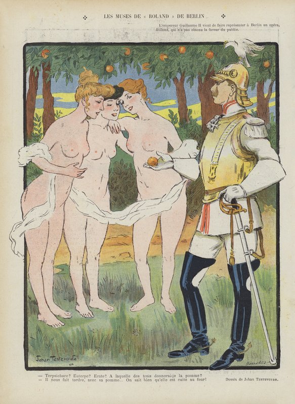 The muses of Roland of Berlin by Jehan Testevuide
