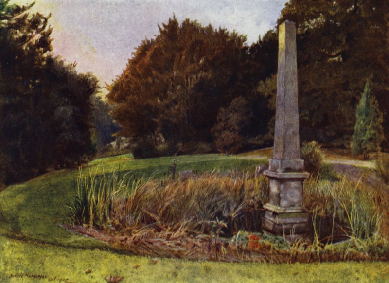 Chiswick House, The Obelisk in the Pool by Jessie MacGregor