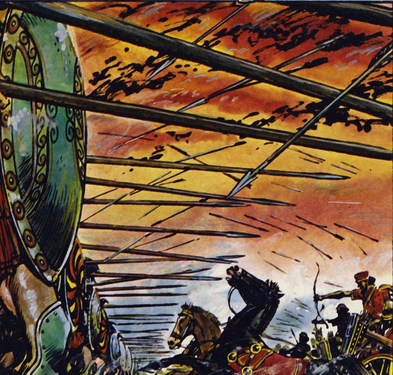 Alexander Attacked Persia and Defeated Darius by Jesus Blasco