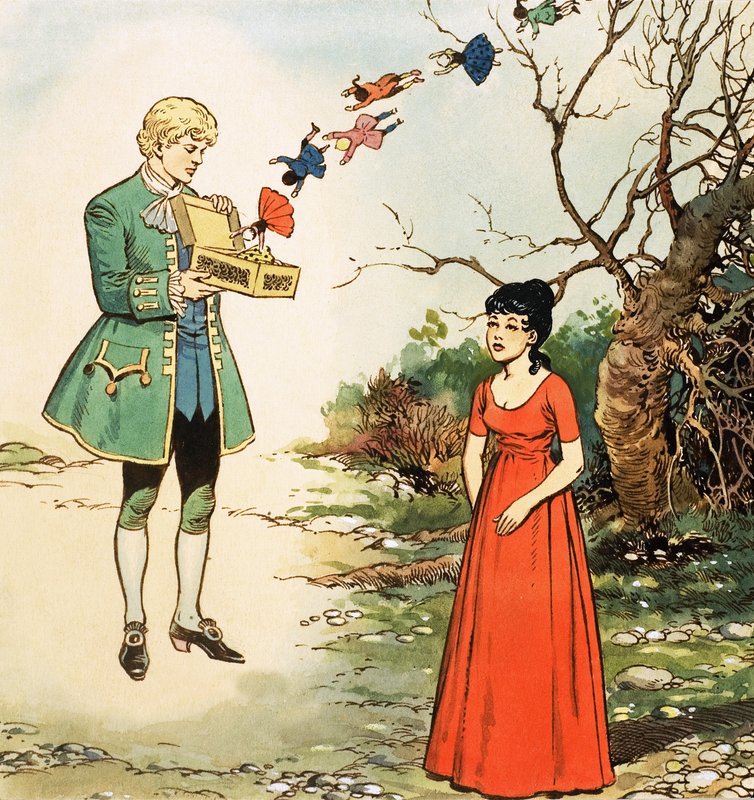 Princess Petal and the Green Page by Jesus Blasco