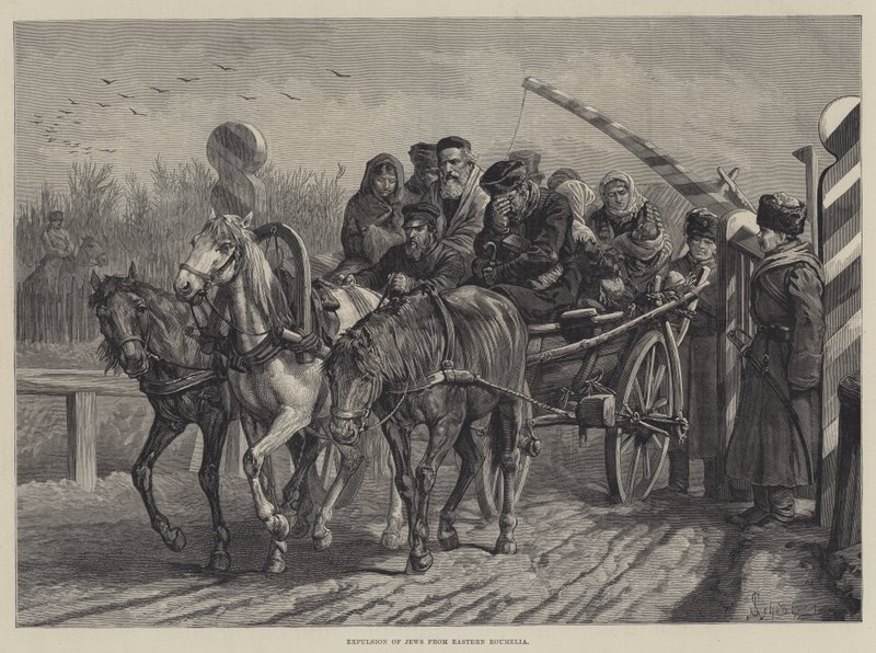 Expulsion of Jews from Eastern Roumelia by Johann Nepomuk Schonberg