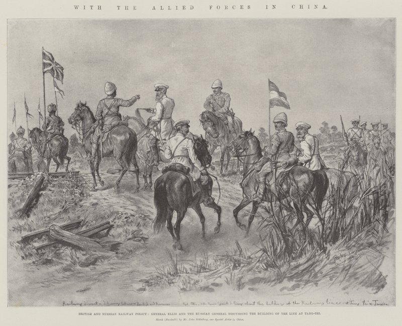 With the Allied Forces in China by Johann Nepomuk Schonberg