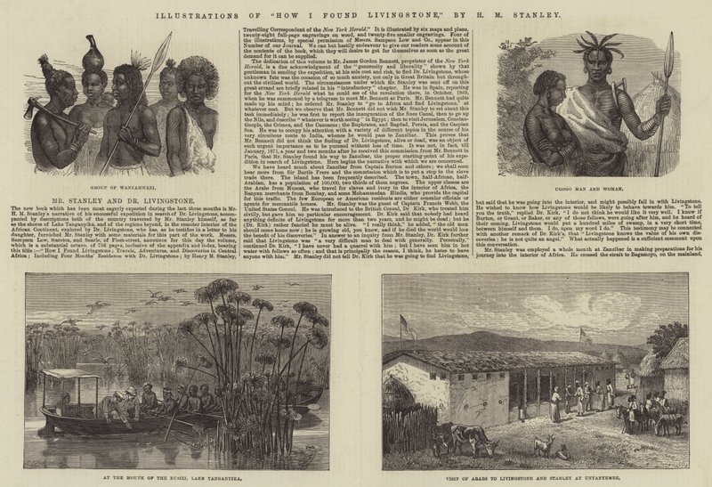 Illustrations of How I Found Livingstone, by H M Stanley by Johann Baptist Zwecker