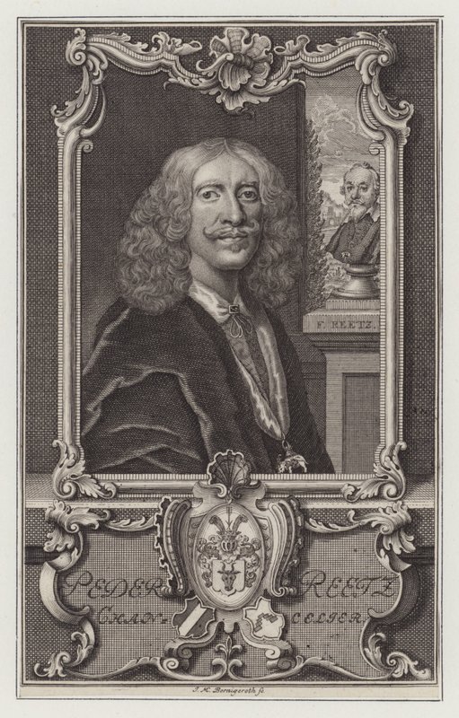 Peder Reedtz, Danish Politician and Ambassador by Johann Martin Bernigeroth
