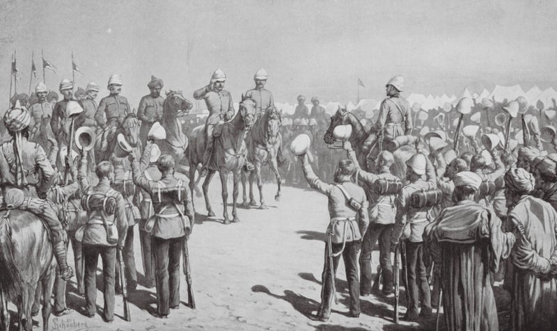 Australian Contingent Leaving Suakin by Johann Nepomuk (after) Schonberg