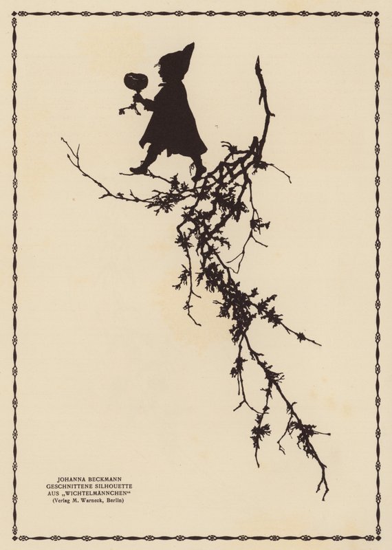 Silhouette of a Pixie by Johanna Beckmann