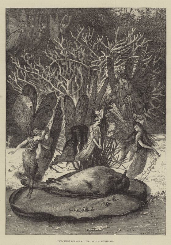Poor Robin and the Fairies by John Anster Fitzgerald