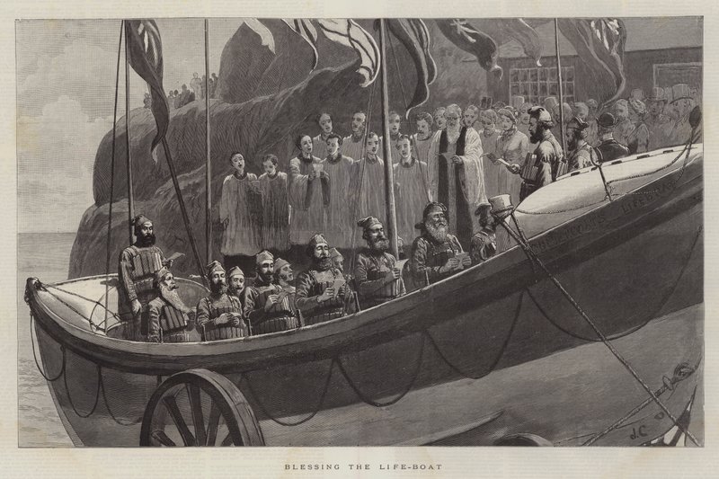 Blessing the Life-Boat by John Charlton