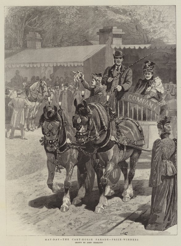 May-Day, the Cart-Horse Parade, Prize-Winners by John Charlton