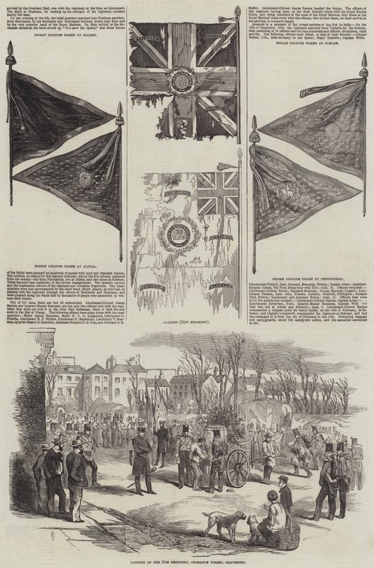 Return of the 31st Regiment from India by John Gilbert