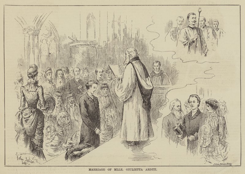 Marriage of Mademoiselle Giulietta Arditi by John Jellicoe