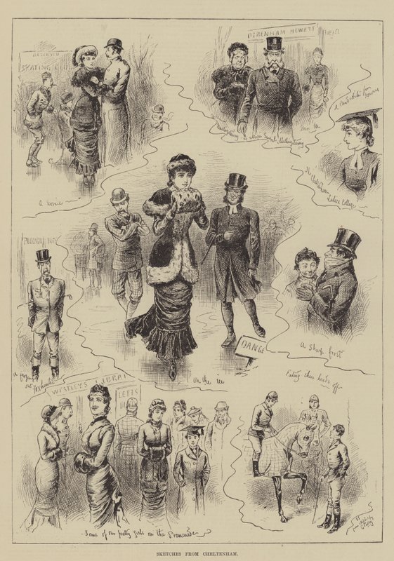 Sketches from Cheltenham by John Jellicoe