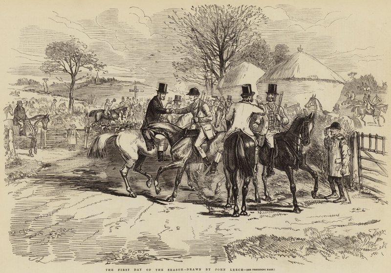 The First Day of the Season by John Leech