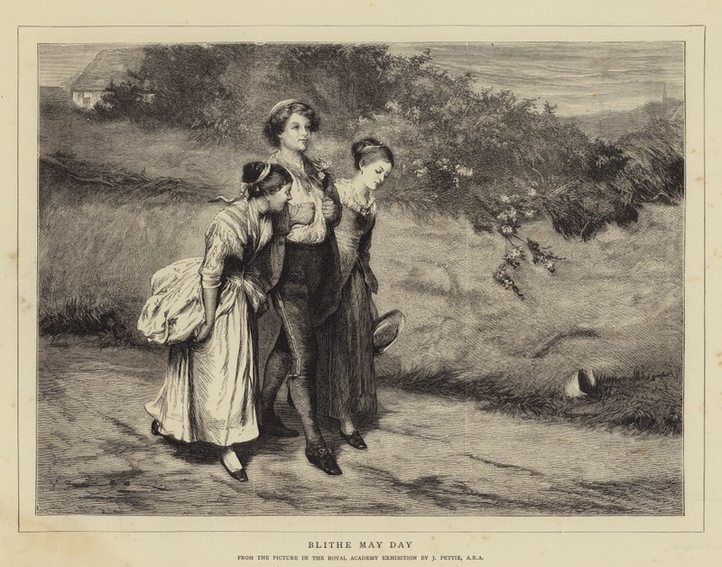 Blithe May Day by John Pettie