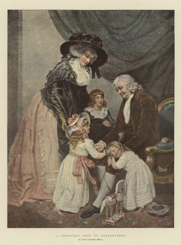 A Christmas Visit to Grandfather by John Raphael Smith