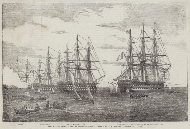 Part of the Baltic Fleet off Cronstadt by John Wilson Carmichael