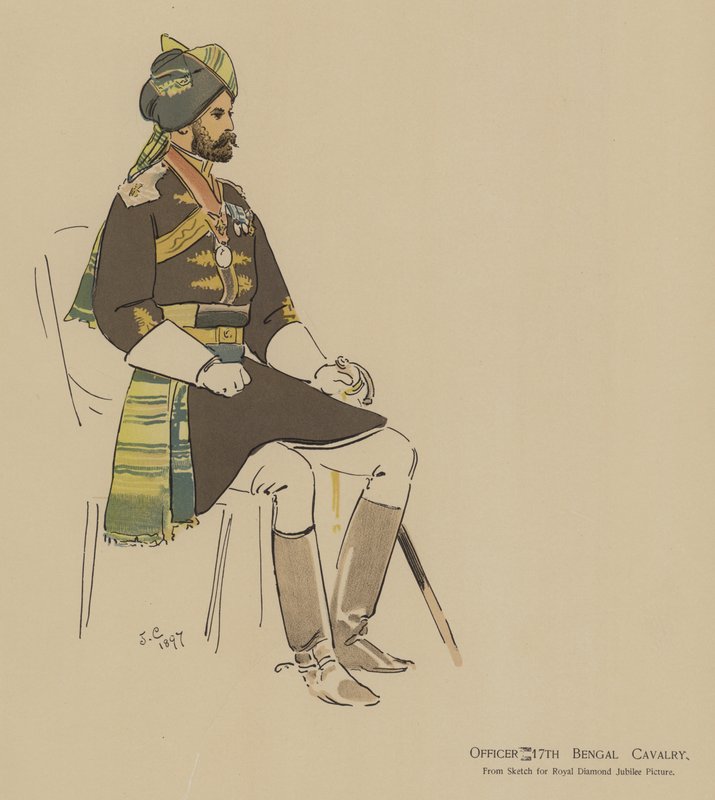 Officer 17th Bengal Cavalry by John (after) Charlton