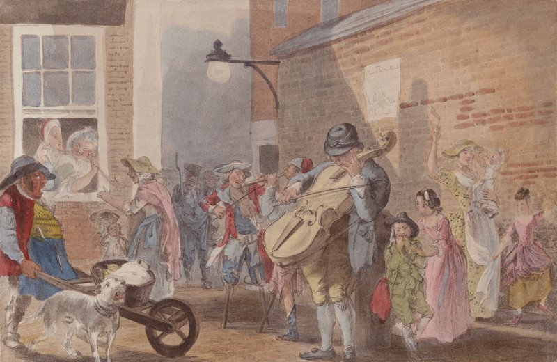 The Asylum for the Deaf by John (after) Collet