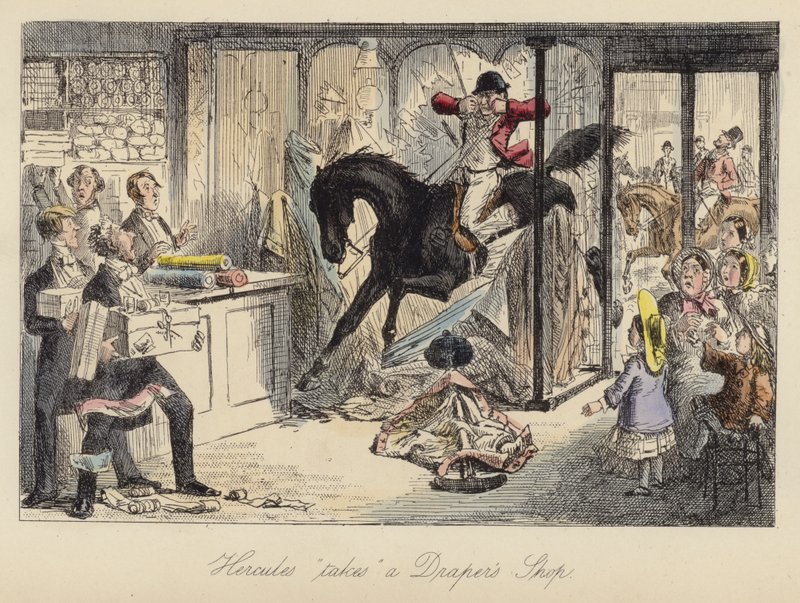 John Leech illustration for Mr Sponge