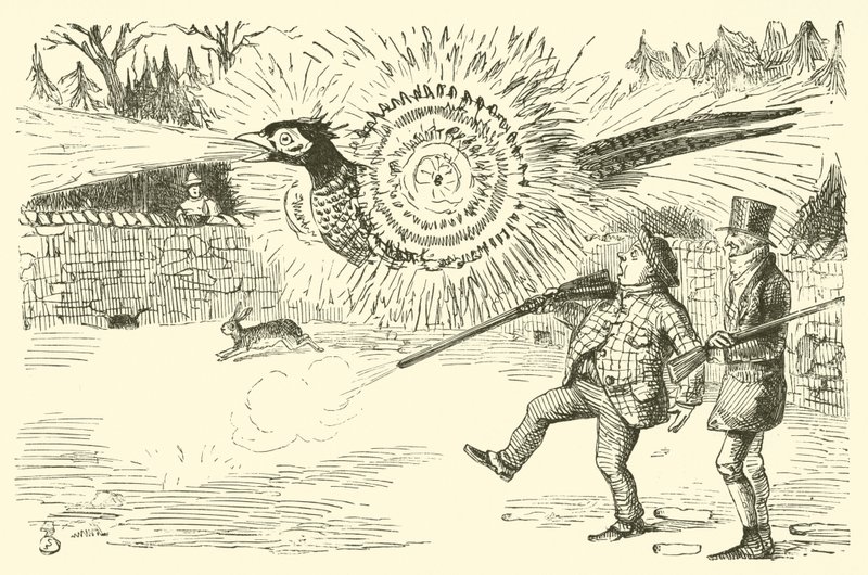 Pheasant Shooting by John (after) Leech