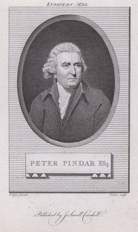 John Wolcot, English physician and satirist who wrote under the pen name Peter Pindar by John (after) Opie
