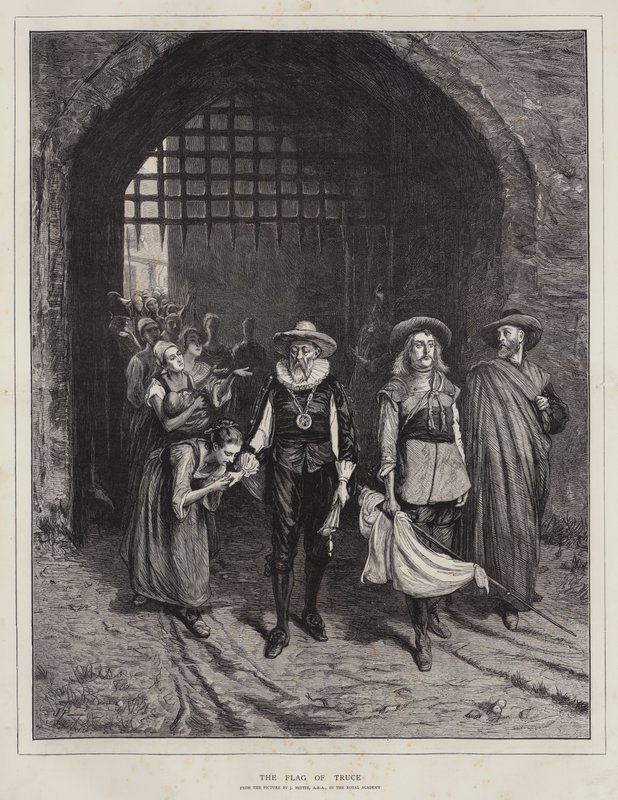 The Flag of Truce by John (after) Pettie