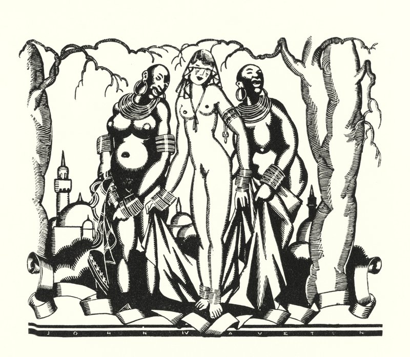 Illustration for Don Juan by Lord Byron by John Austen