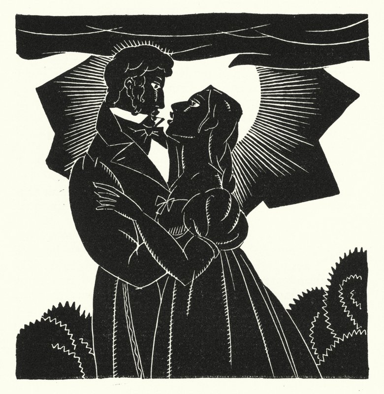 Illustration for Madame Bovary by Gustave Flaubert by John Austen