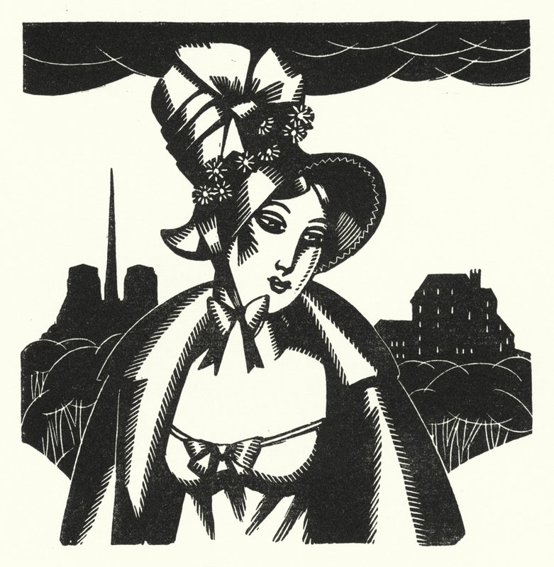 Illustration for Madame Bovary by Gustave Flaubert by John Austen