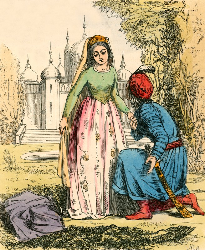 The Beast Changed into a Prince by John Callcott Horsley