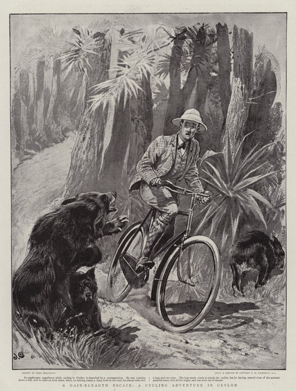 A Hair-Breadth Escape, a Cycling Adventure in Ceylon by John Charlton