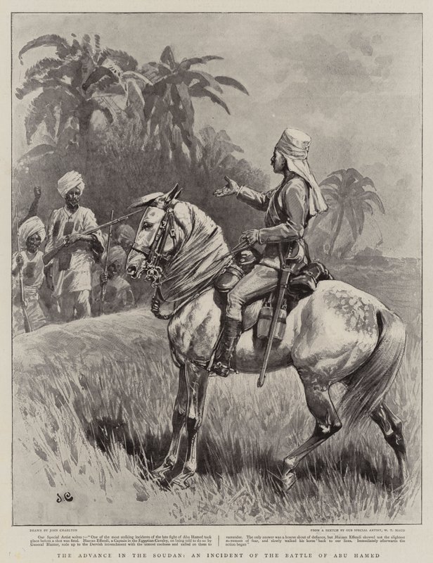The Advance in the Soudan, an Incident of the Battle of Abu Hamed by John Charlton