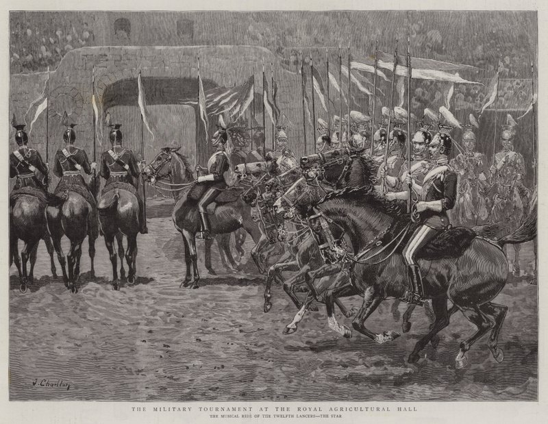 The Military Tournament at the Royal Agricultural Hall by John Charlton