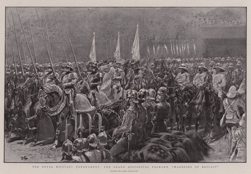 The Royal Military Tournament, the Grand Historical Pageant, Warriors of Britain by John Charlton