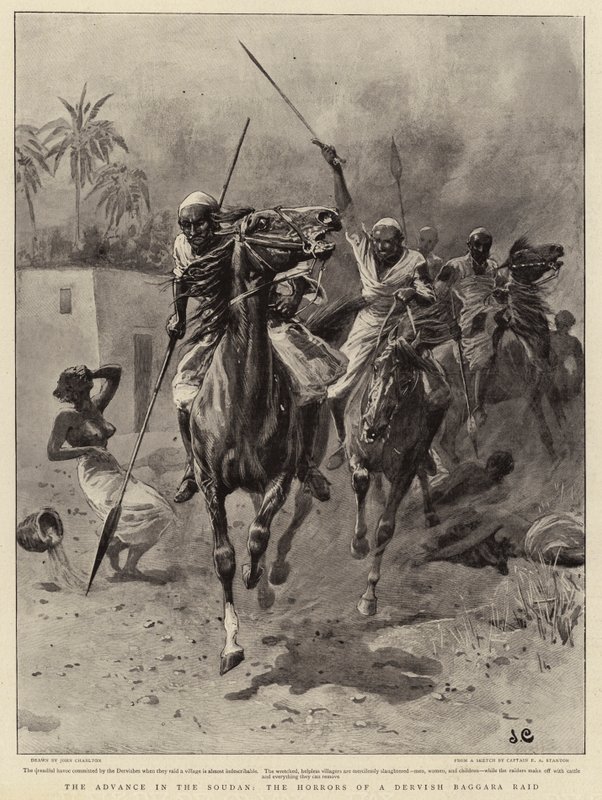 The Advance in the Sudan, the Horrors of a Dervish Baggara Raid by John Charlton