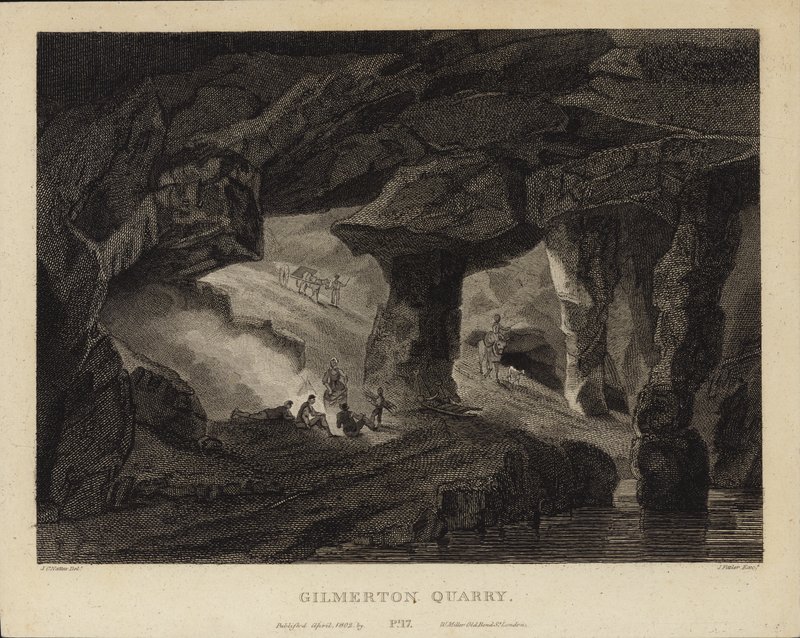 Gilmerton Quarry by John Claude Nattes