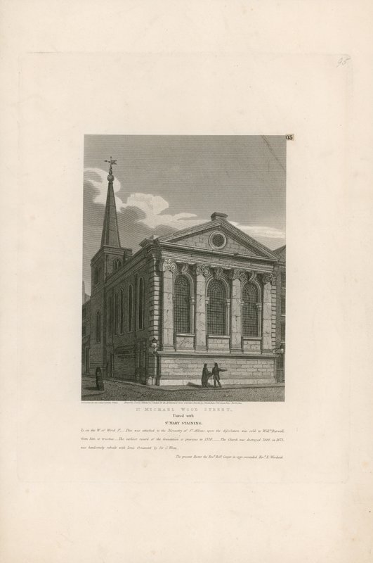 St Michael, Wood Street, London by John Coney