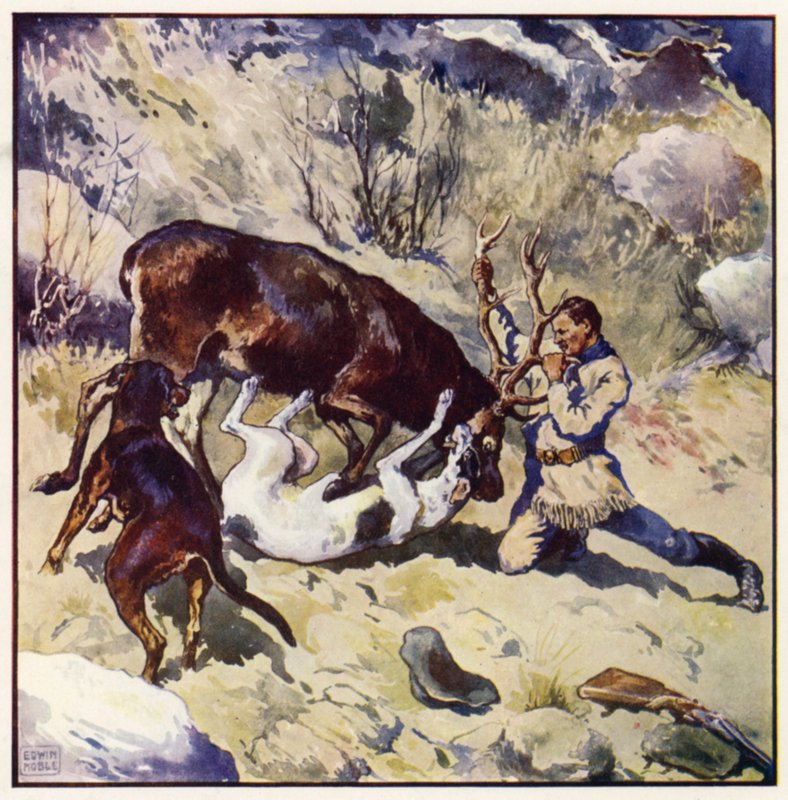The Tussle Would Have Been Interesting and Thrilling to a Spectator by John Edwin Noble