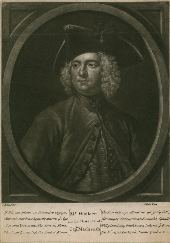 Mr Walker in the Character of Captain Macheath by John Ellys
