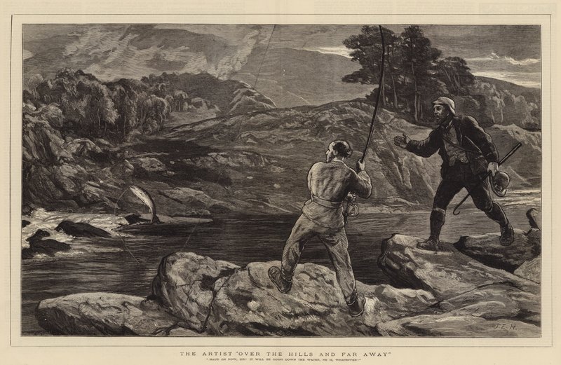 The Artist Over the Hills and Far Away by John Evan Hodgson