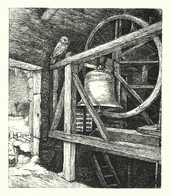 The Death of the Old Year by John Everett (after) Millais