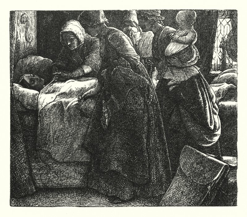 The Lord of Burleigh by John Everett (after) Millais