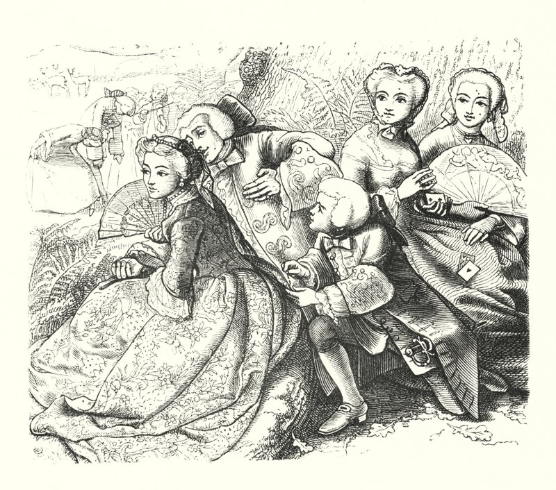 The Talking Oak by John Everett (after) Millais