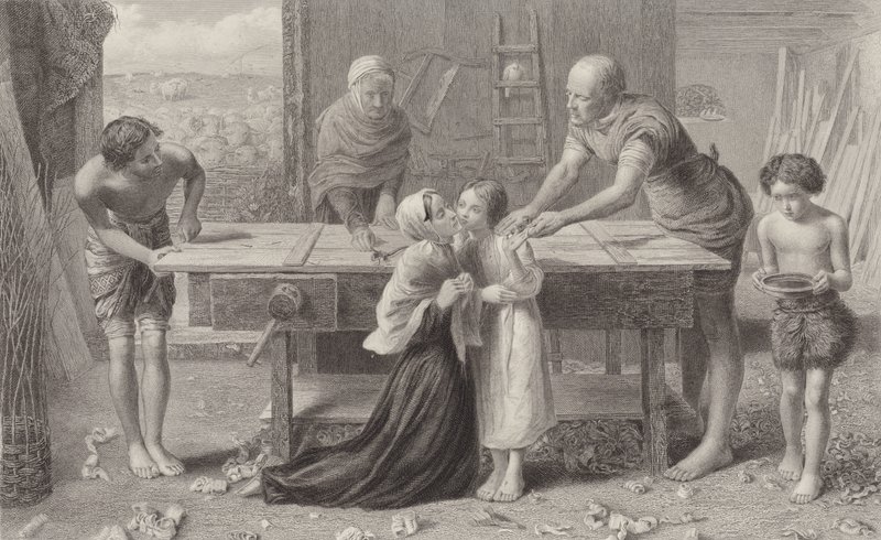 Christ in the house of his parents by John Everett Millais