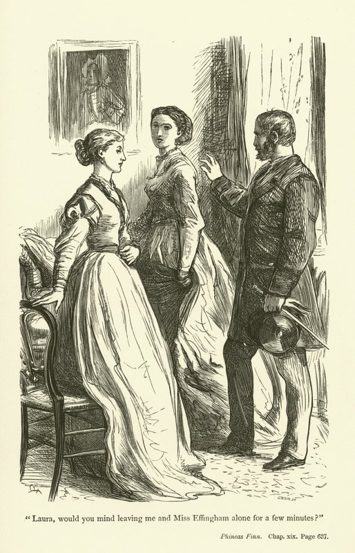 Illustration for Phineas Finn by Anthony Trollope by John Everett Millais