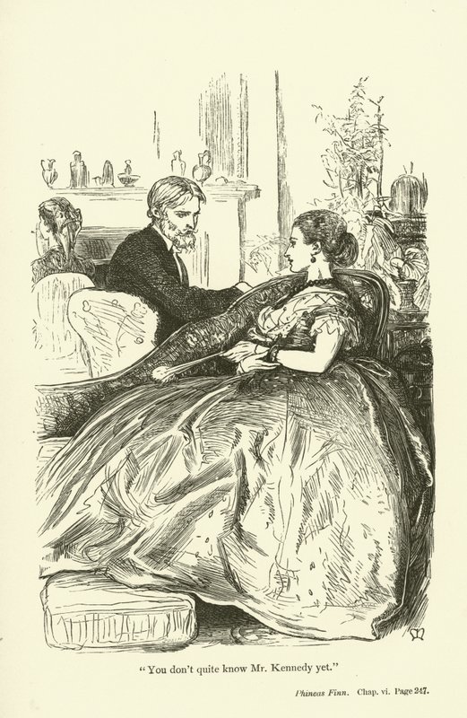 Illustration for Phineas Finn by Anthony Trollope by John Everett Millais