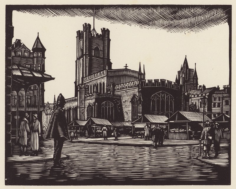 Cambridge: The Market by John Frederick Greenwood
